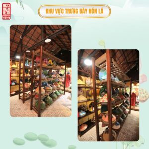 Không gian văn hóa - Khu vực trưng bày nón lá