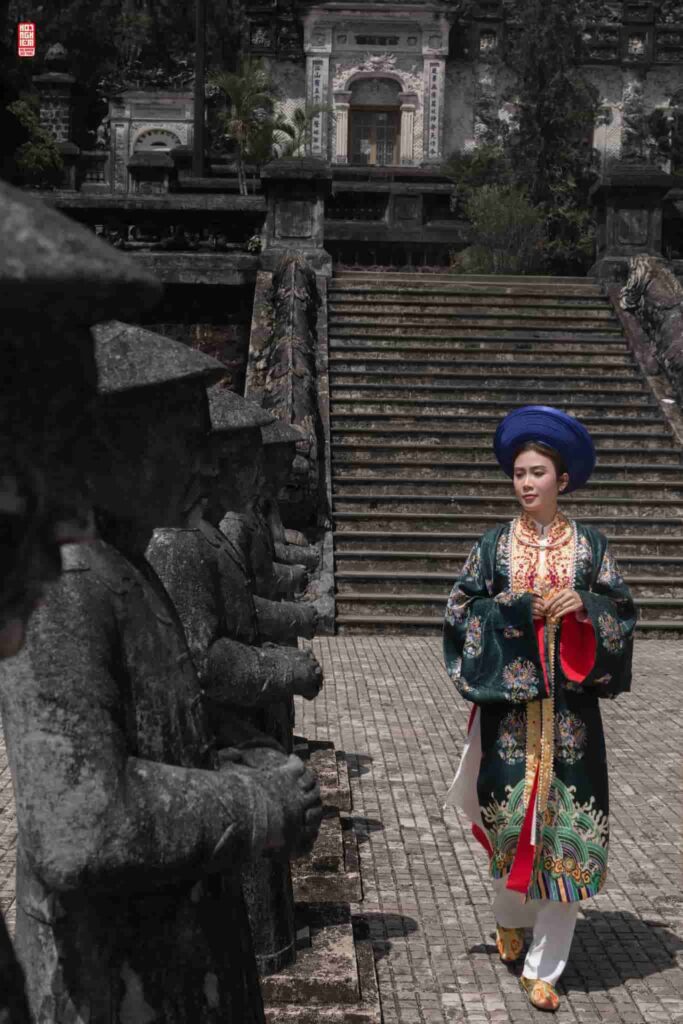 Một góc kiến trúc tại lăng Khải Định gây thương nhớ Một góc kiến trúc tại lăng Khải Định gây thương nhớ