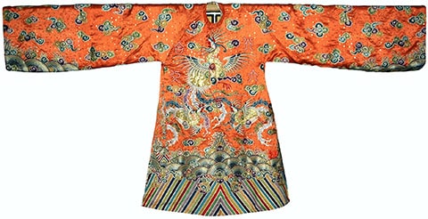 Phượng bào của hoàng hậu, mặc lúc thiết đại triều