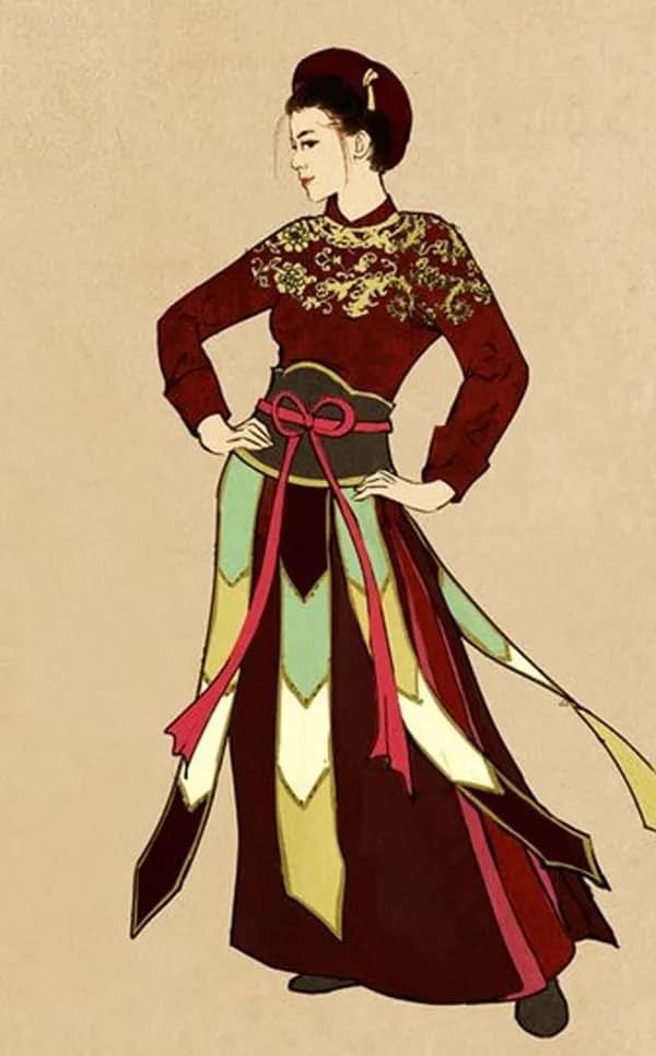 Trang phục phụ nữ thời Hậu Lê - Tây Sơn