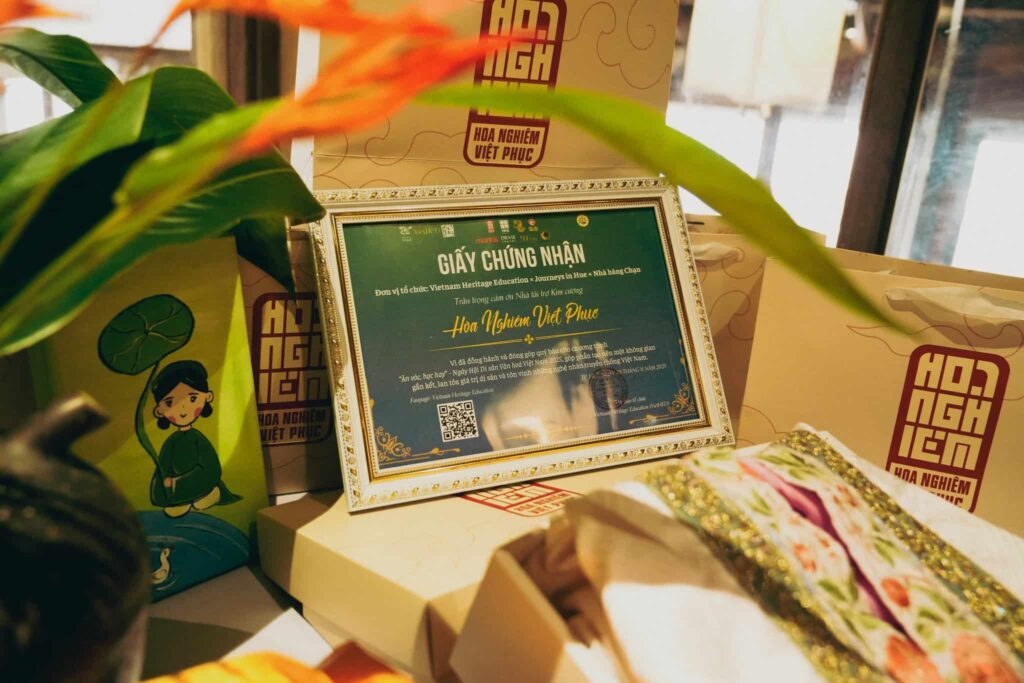 Hoa Nghiêm Việt Phục là nhà tài trợ Kim Cương cho Ngày hội Di sản Văn hóa Việt Nam 2025 với chủ đề "Ăn vóc, học hay"