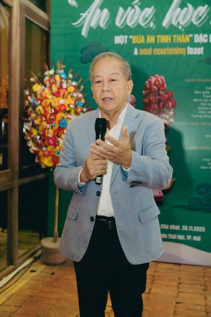  Ông Phan Ngọc Thọ, Nguyên Phó Bí thư Tỉnh ủy, Nguyên Chủ tịch UBND tỉnh Thừa Thiên Huế (nay là thành phố Huế) tại Ngày hội Di sản Văn hóa Việt Nam 2025 với chủ đề "Ăn vóc, học hay"