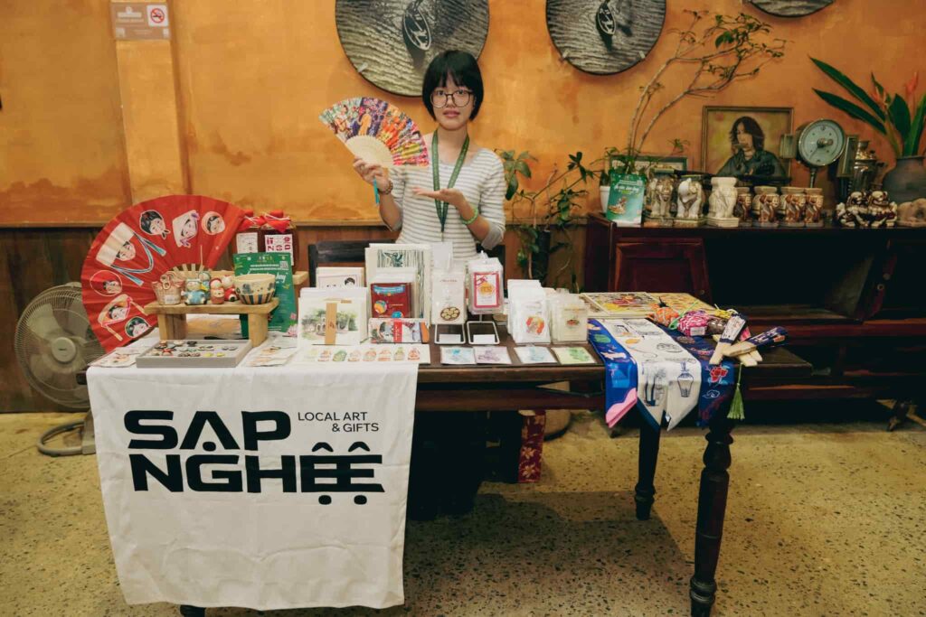 Các gian hàng trưng bày tại Ngày hội Di sản Văn hóa Việt Nam 2025 với chủ đề "Ăn vóc, học hay"