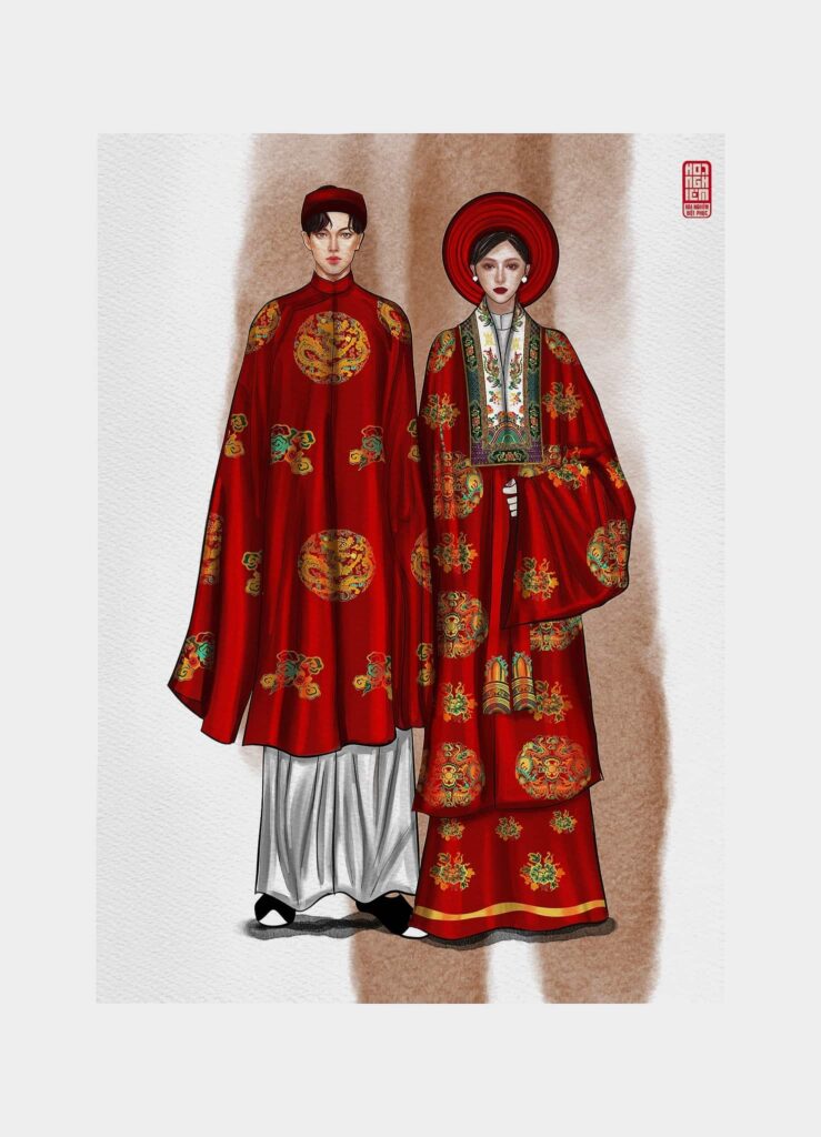 Các thiết kế của Hoa Nghiêm Việt Phục không chỉ đẹp về màu sắc, hình thức mà đúng cả về văn hóa