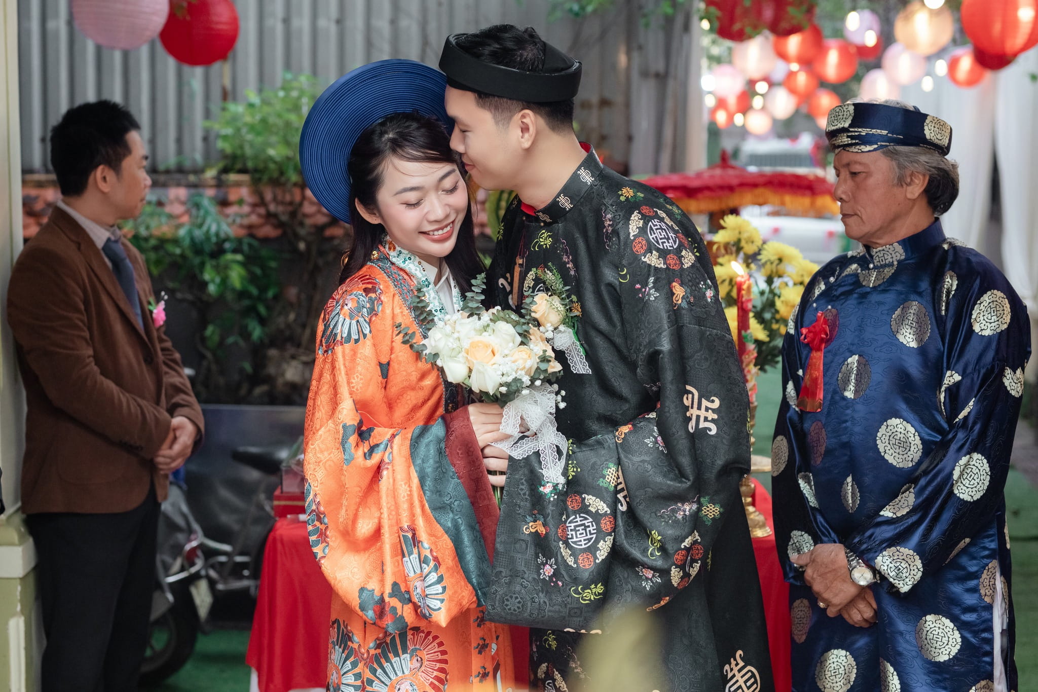 Cổ phục cưới Nhật Bình – Áo Tấc | Cát Khánh Tương Phùng