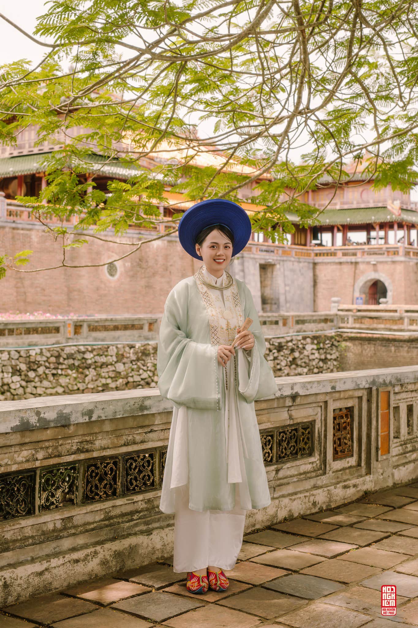 Áo Nhật Bình cổ phục cưới Gia Lễ Hòa Minh – Trang phục nữ Cô dâu mặc áo Nhật Bình cổ phục cưới Gia Lễ Hòa Minh