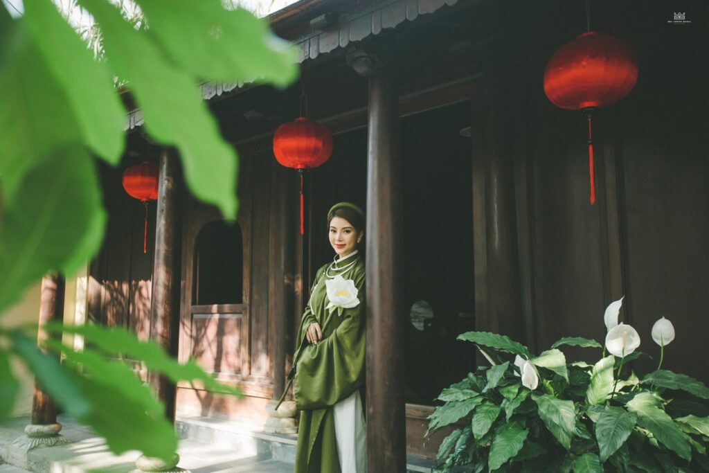 Sử dụng màu xanh trong Cổ Phục và trật tự và học vấn