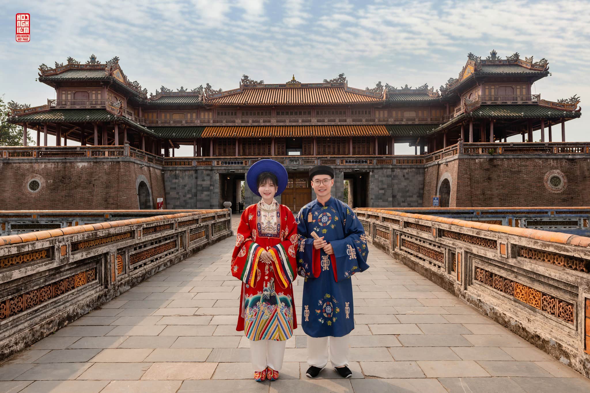 Cô dâu chú rể mặc Việt phục cưới Nhật Bình – Áo Tấc Phúc Duyên Hòa Hợp