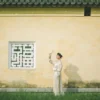 Áo Ngũ Thân màu trắng ngà - Thanh Nguyệt