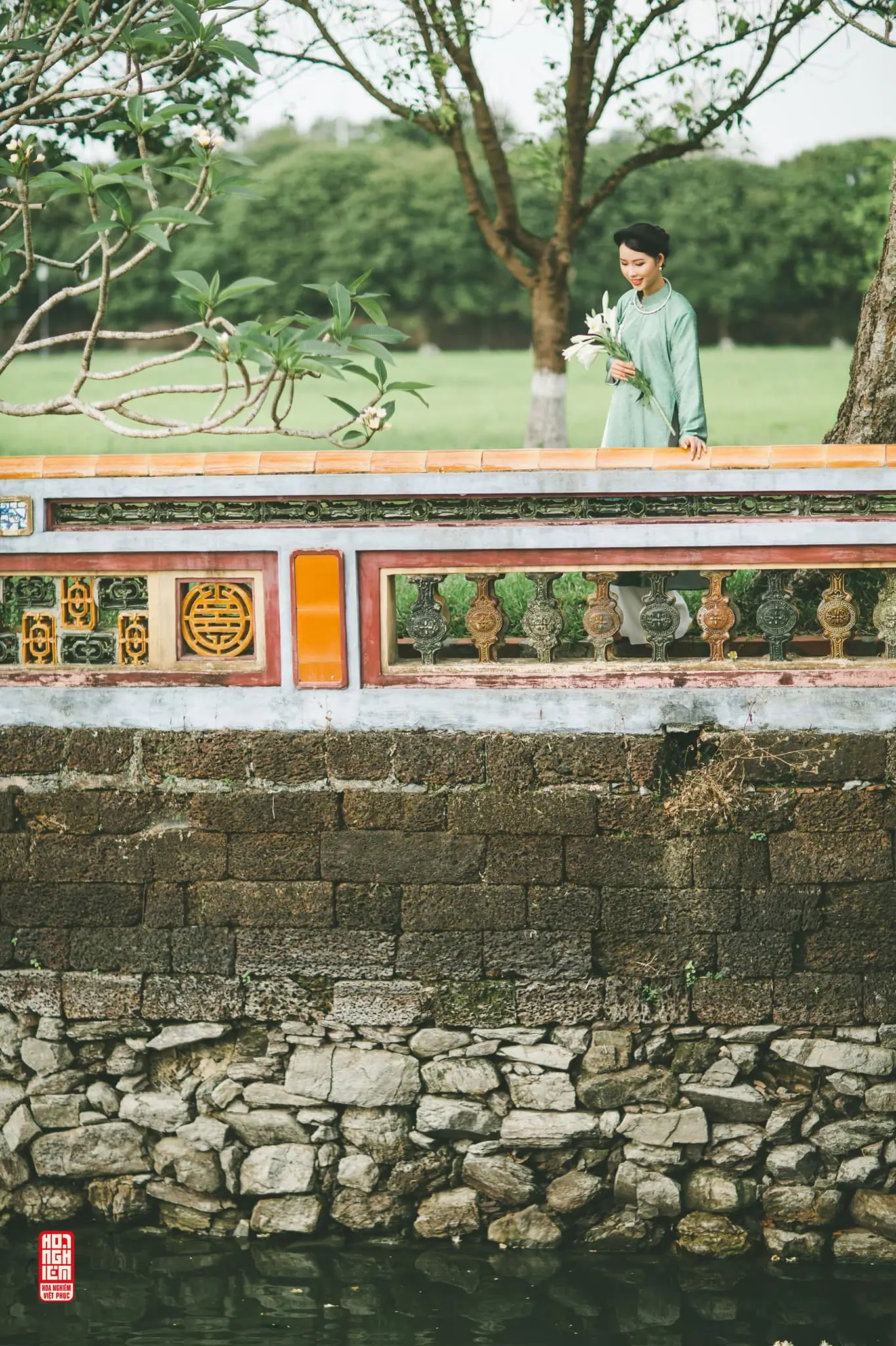 Áo Ngũ Thân nữ xanh ngọc - Bạch Ly (1)