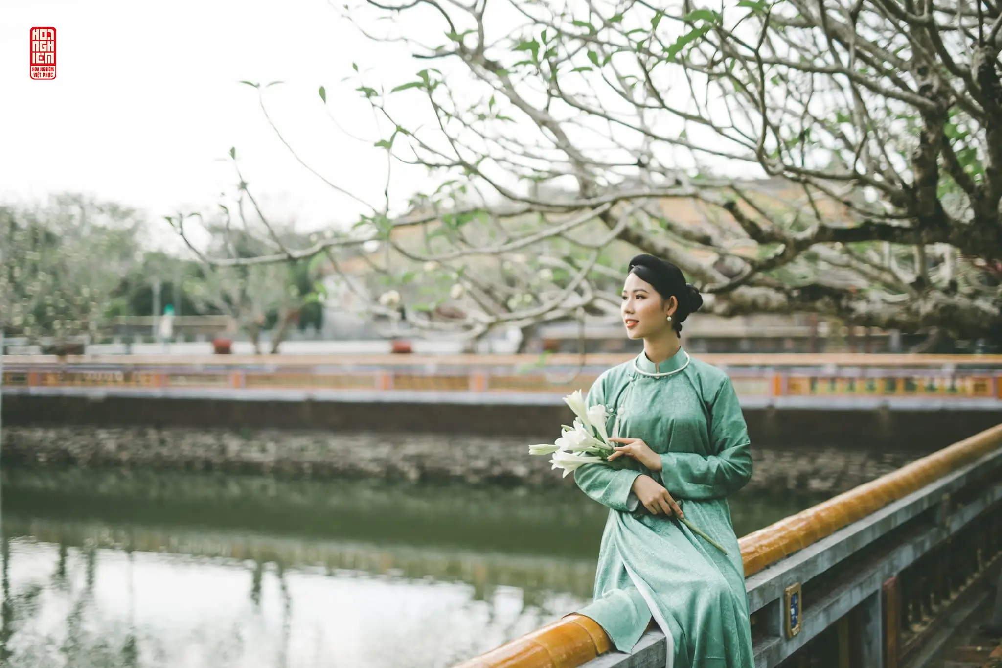 Áo Ngũ Thân nữ xanh ngọc - Bạch Ly (5)