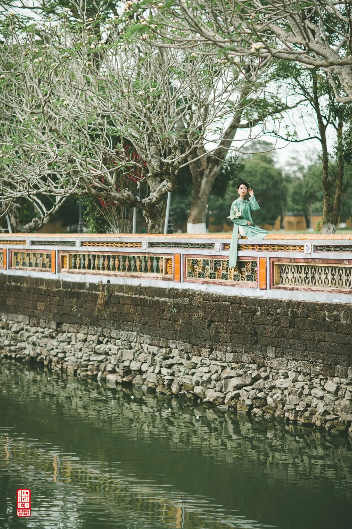 Áo Ngũ Thân nữ xanh ngọc - Bạch Ly (7)
