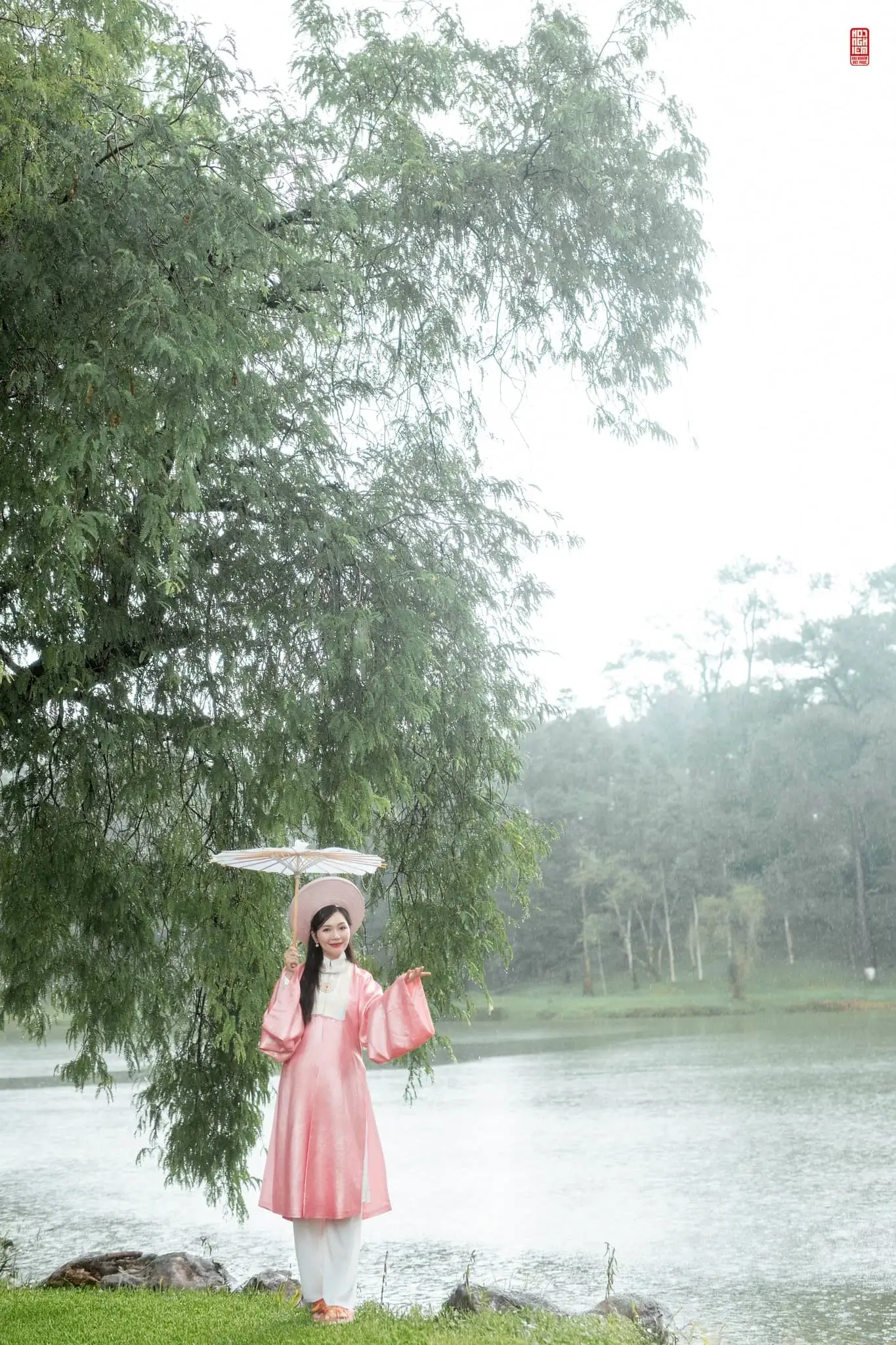 Áo Nhật Bình hồng phấn (5)