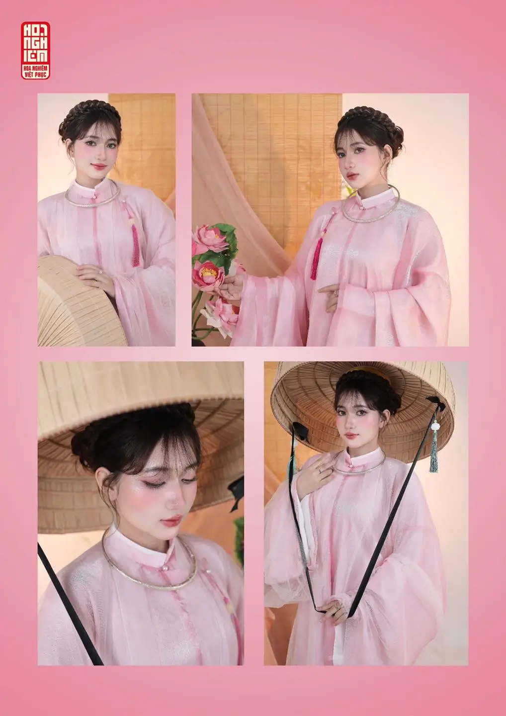 Áo Tấc hồng - Việt phục thanh lịch và nữ tính (2)
