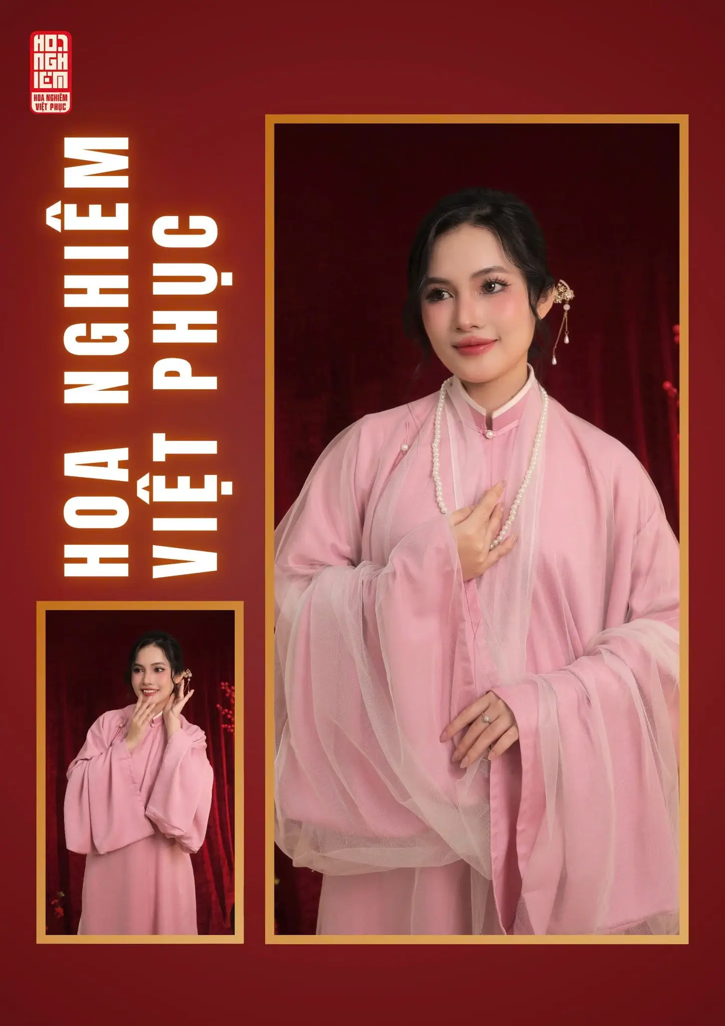 Áo Tấc hồng - Việt phục thanh lịch và nữ tính (7)