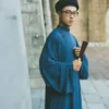 Áo Tấc nam xanh lam