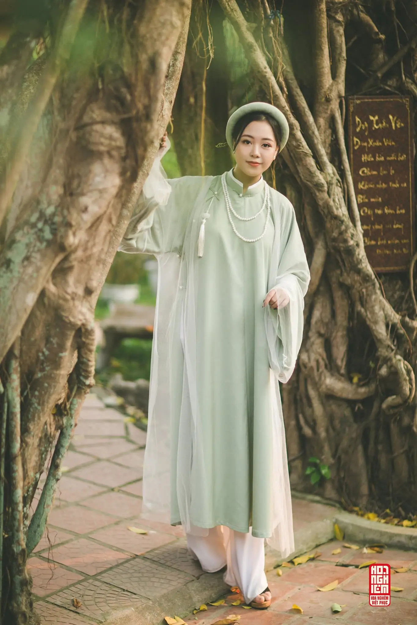 Áo Tấc xanh - Việt phục truyền thống thanh nhã (6)