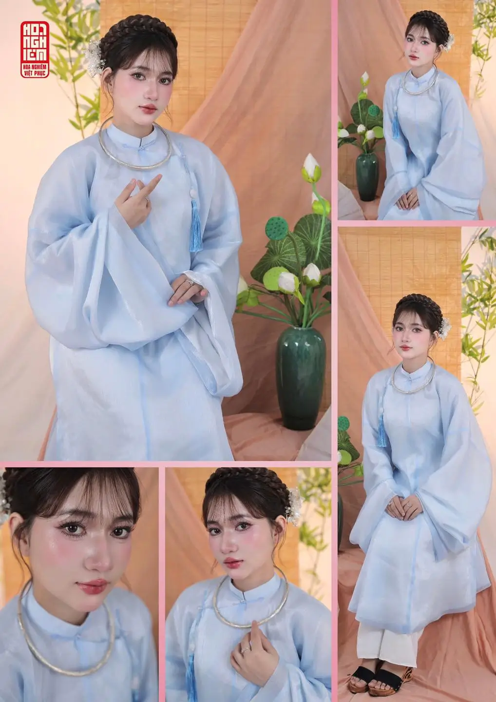 Áo Tấc xanh lam - Việt phục truyền thống thanh lịch (6)
