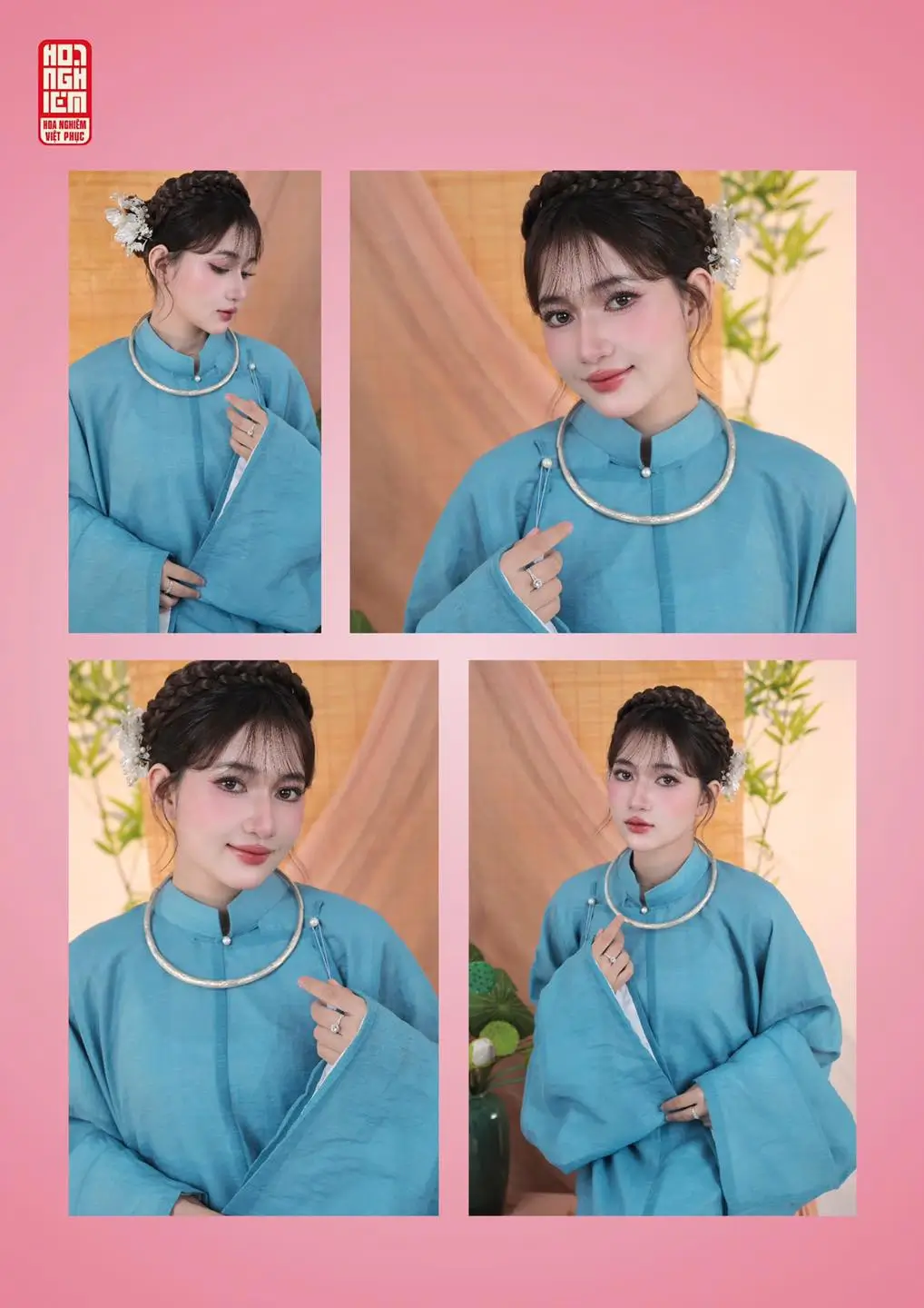 Áo Tấc xanh lam - Việt phục truyền thống thanh lịch (8)