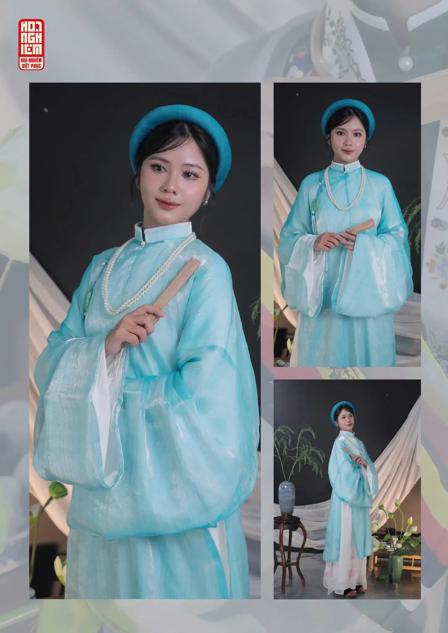 Áo Tấc xanh lam - Việt phục truyền thống thanh lịch (9)