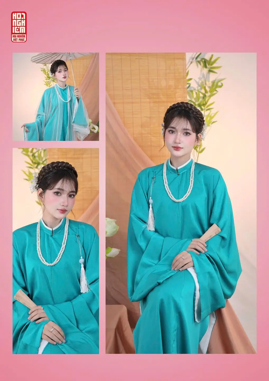 Áo Tấc xanh ngọc - Việt phục truyền thống thanh nhã