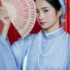 Áo Tấc xanh thiên thanh thanh nhã