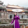 Áo dài tím Huế - Hoài niệm mùa mưa xứ Huế