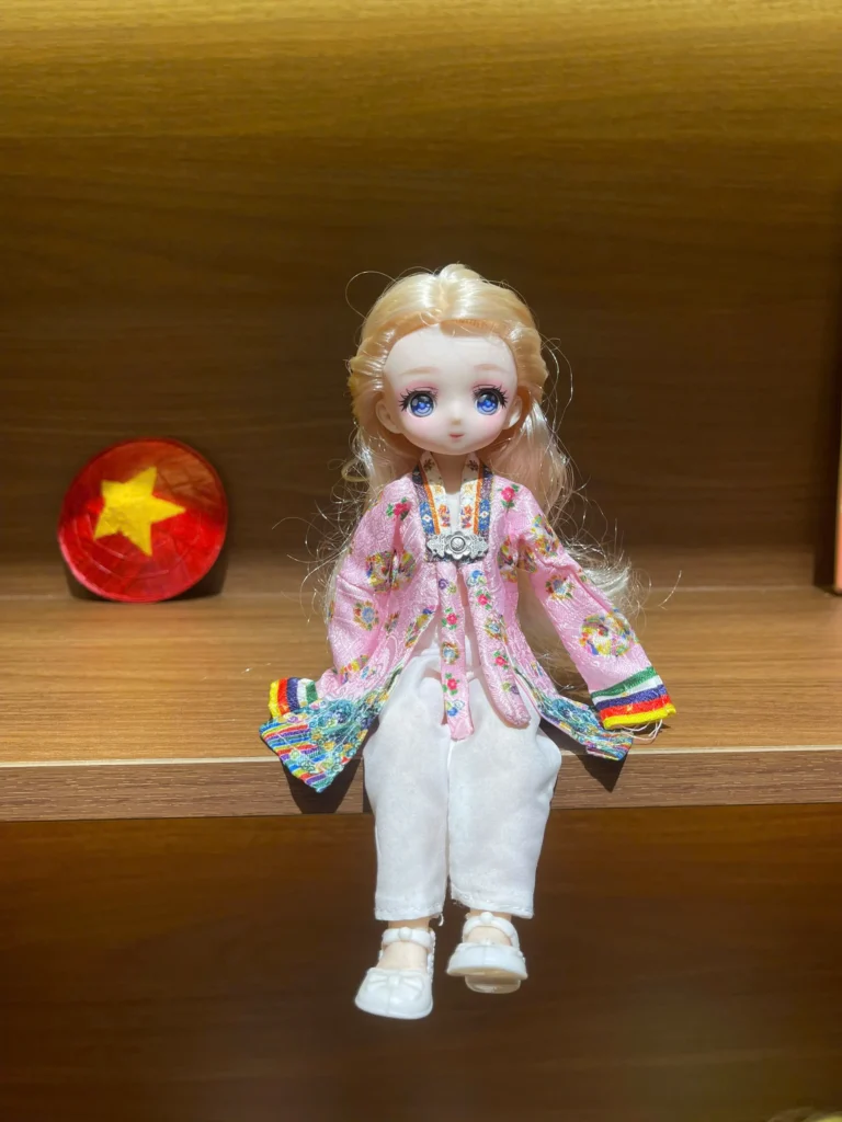 Mẫu Búp bê Cổ phục 18cm tại Hoa Nghiêm Việt Phục