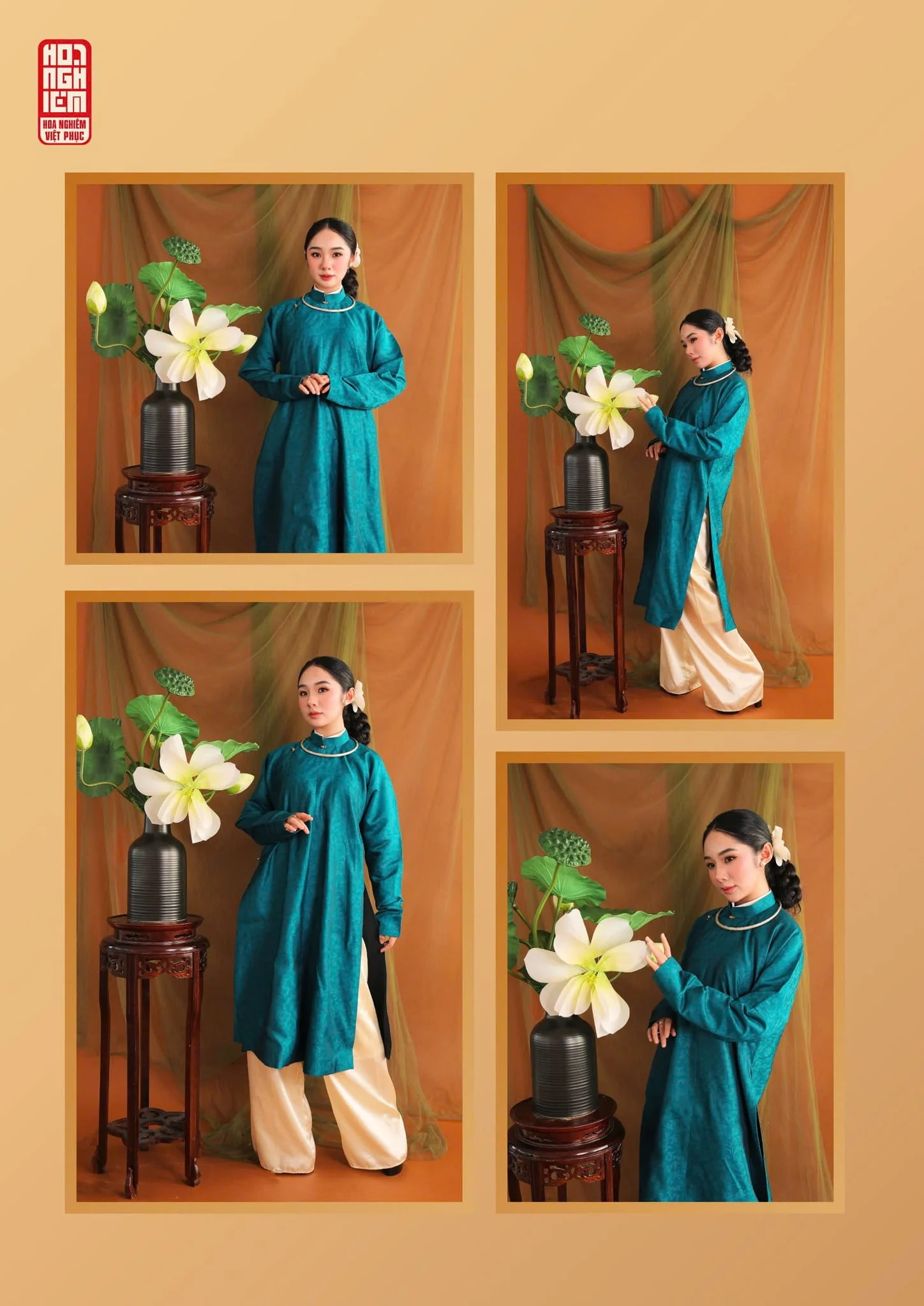 Lookbook Áo Ngũ Thân - BST Việt Phục Nét Xưa (3)