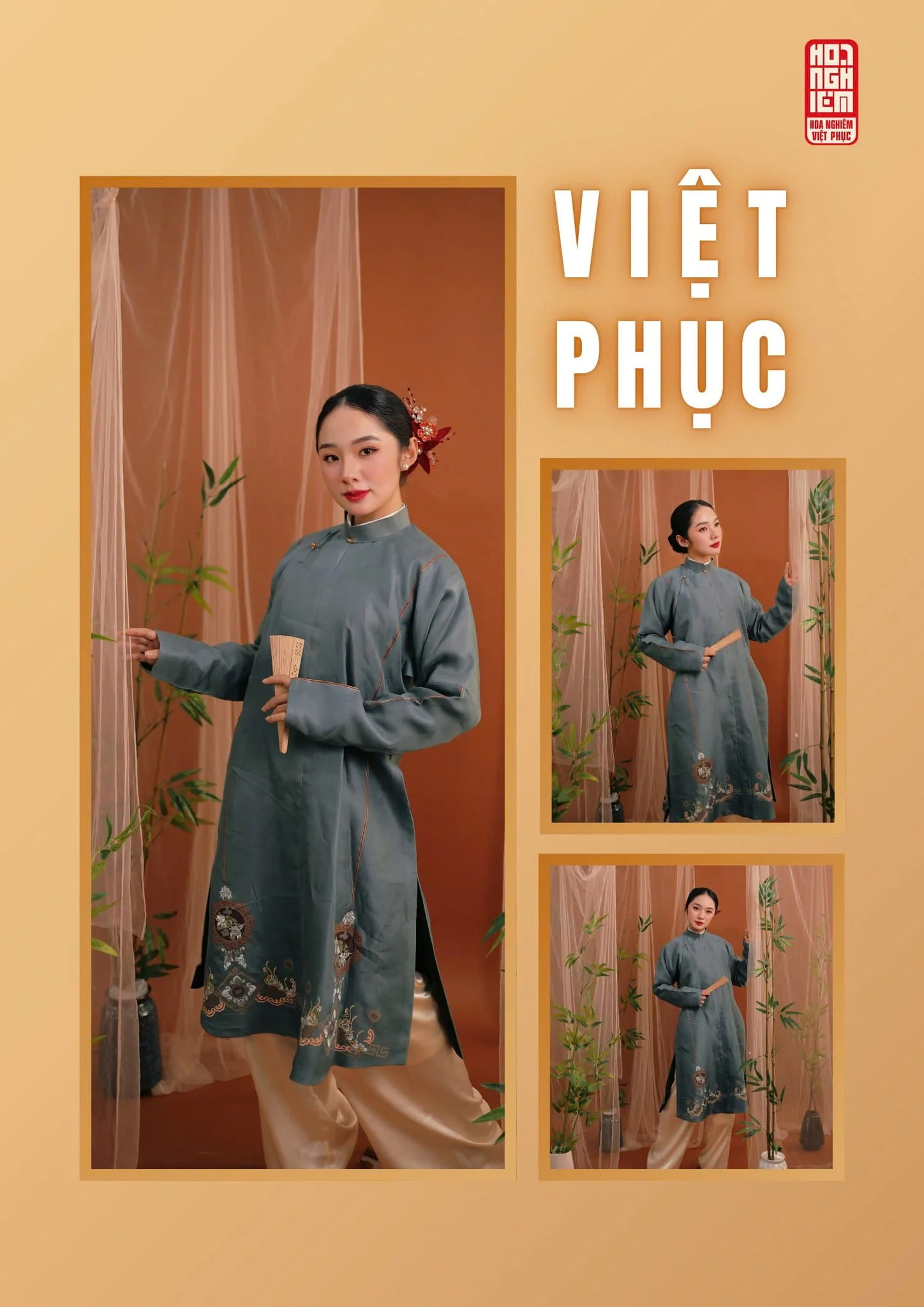 Lookbook Áo Ngũ Thân - BST Việt Phục Nét Xưa Lookbook Áo Ngũ Thân - BST Việt Phục Nét Xưa