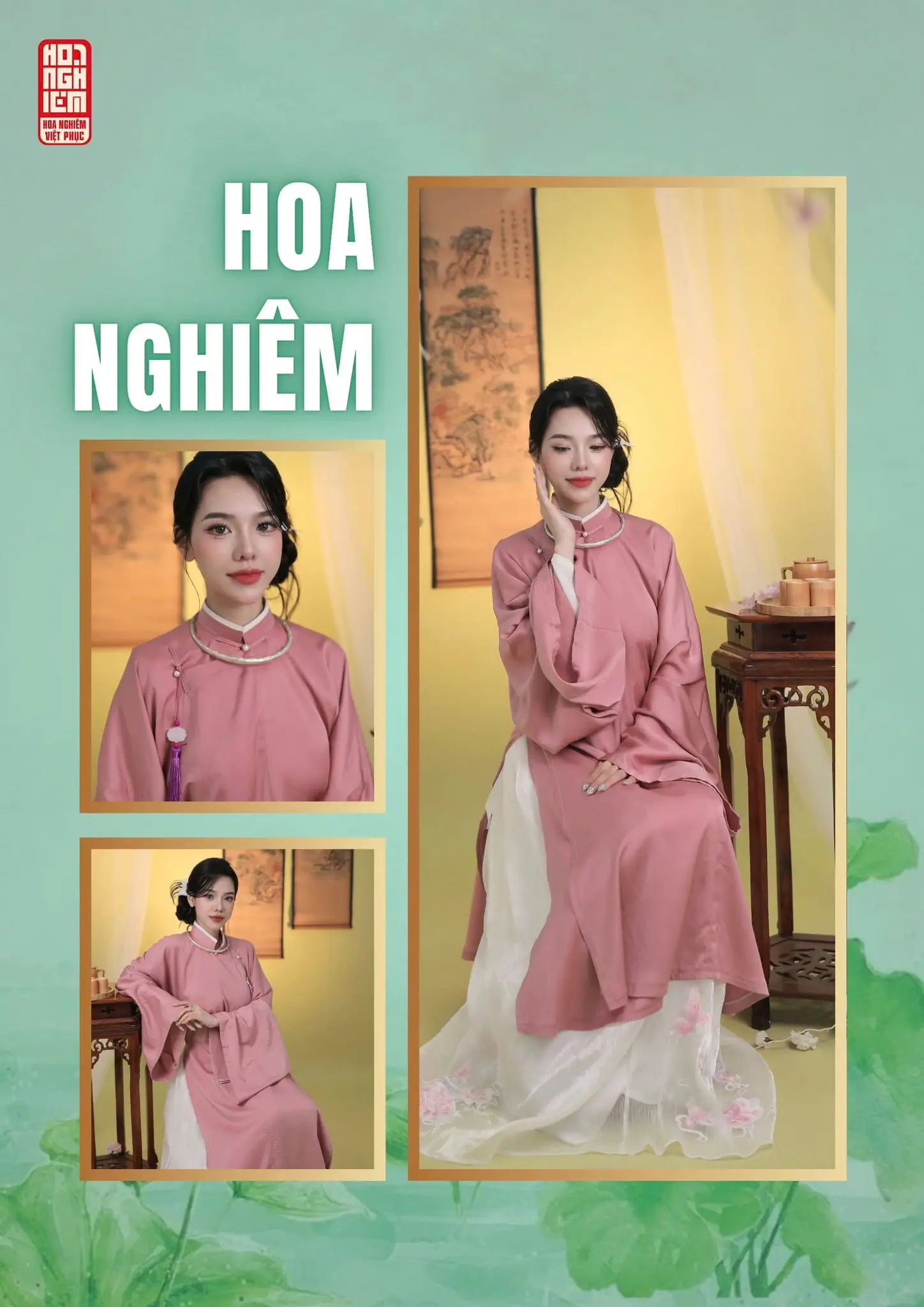 Lookbook Áo Tấc vải lụa trơn nhiều màu (9)